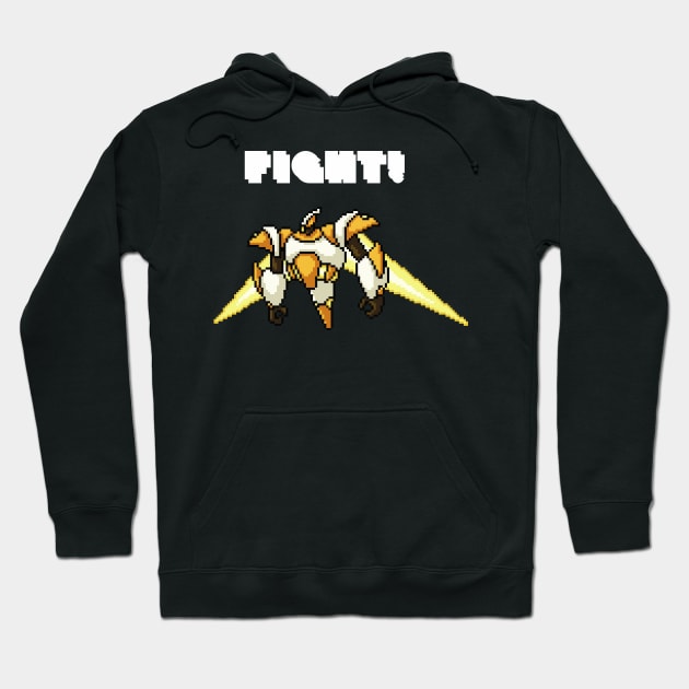 Anime Fighting Robot Hoodie by Foxxy Merch